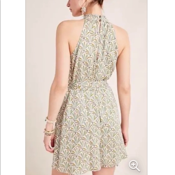 Anthropologie Maddie High Neck Romper - Picture 2 of 10